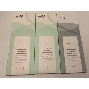 Motif Medical C-Section Dressing System Exp 2028 NIB (2) Heal (1) Protect